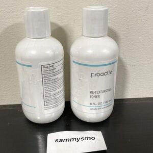 Proactiv Re-texturizing Toner, Salicylic Acid Acne Medication 6 oz 3/2026 x2